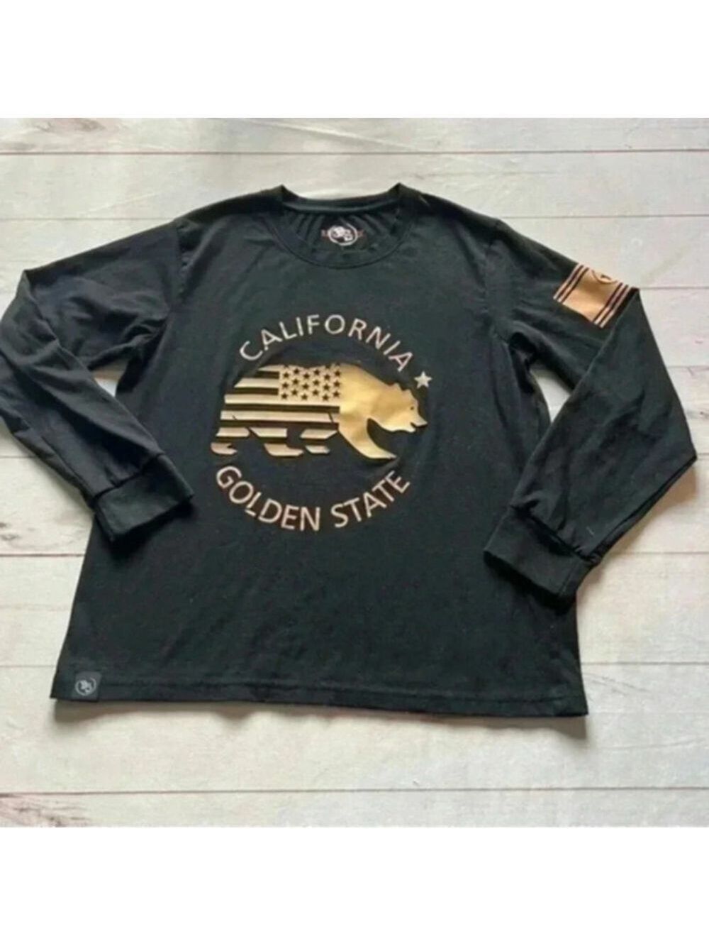 Brooklyn Standard California Golden State Bear T-Shirt Bear Flag Shirt U…
